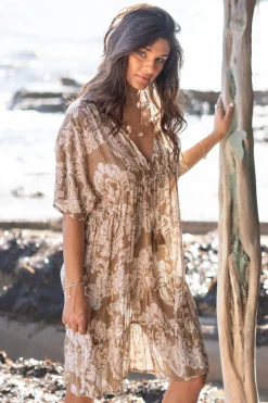 Dress Mio Baroque Taupe