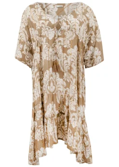 Dress Mio Baroque Taupe