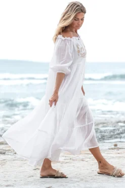 Dress Peralta Bordado White