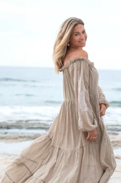 Dress Peralta Cuenca Light Taupe