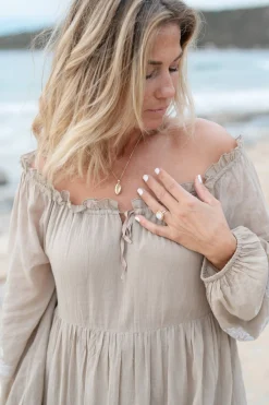 Dress Peralta Cuenca Light Taupe