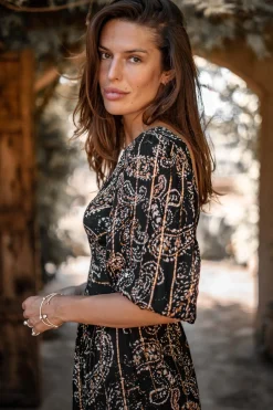 Dress Santi Paisley Black