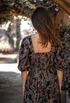 Dress Santi Paisley Black