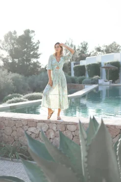 Dress Santi Paisley Mint