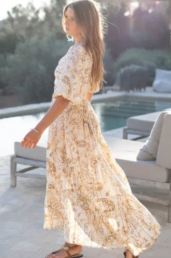 Dress Santi Paisley Sand