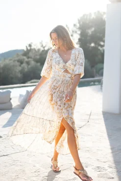 Dress Santi Paisley Sand
