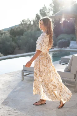 Dress Santi Paisley Sand