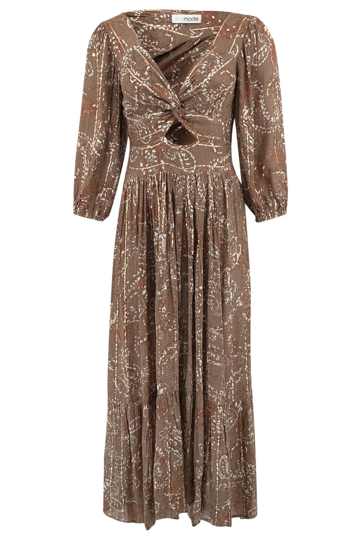 Dress Santi Paisley Taupe