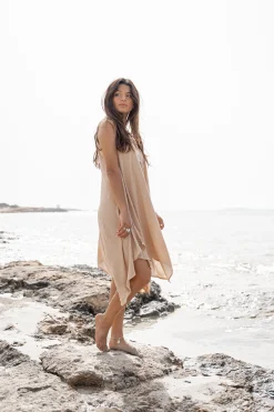Dress Saran Dreamcatcher Brown