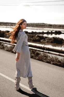 Elin knitted dress Grey
