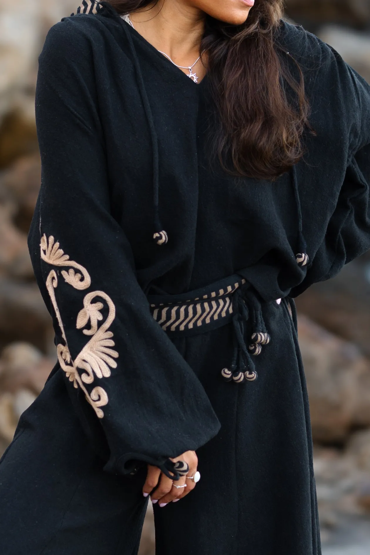 Embroidery Blouse Esthetica Black