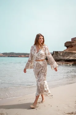 Flair Top Adella Taupe