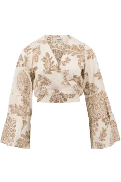 Flair Top Adella Taupe