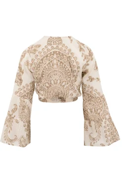 Flair Top Adella Taupe