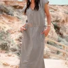 Flair Top Ioua Dark taupe
