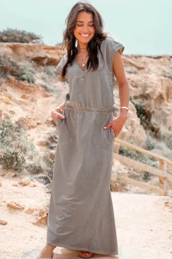 Flair Top Ioua Dark taupe
