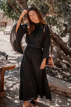 Flair Top Loua Black