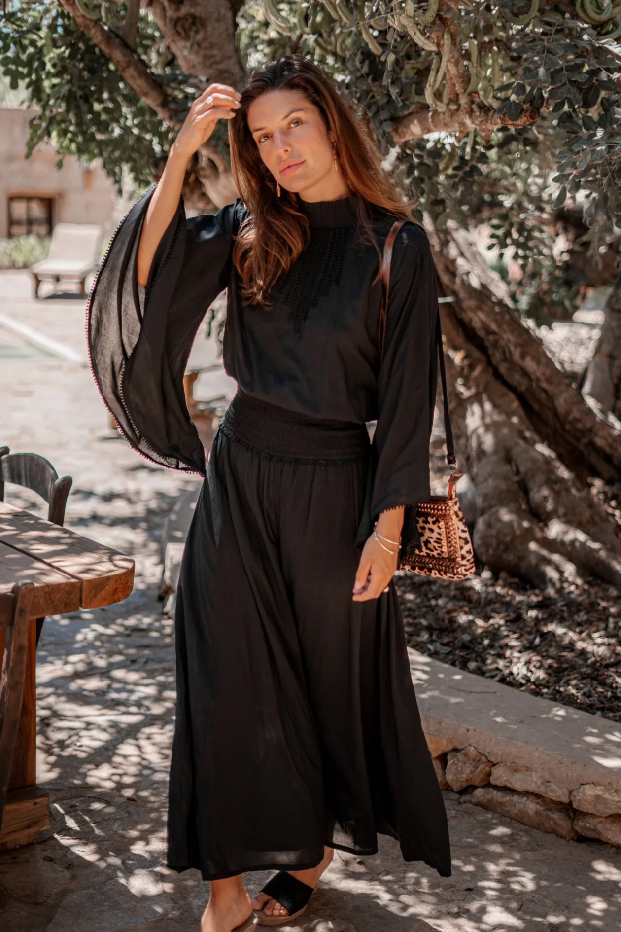 Flair Top Loua Black