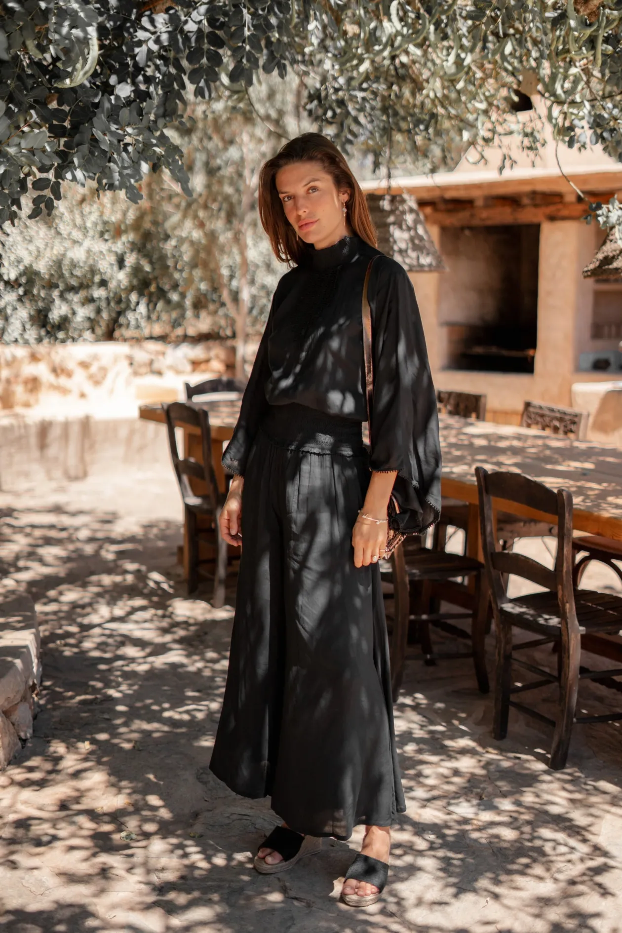 Flair Top Loua Black