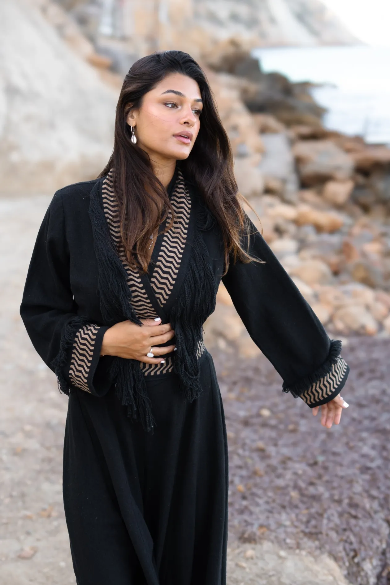 Fringe Top Esthetica Black