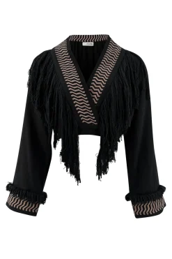 Fringe Top Esthetica Black