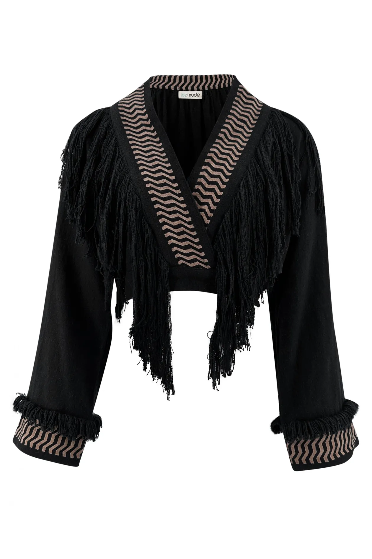 Fringe Top Esthetica Black