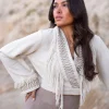 Fringe Top Esthetica Ecru