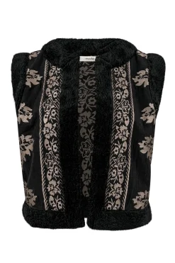 Fur Gilet Espanola Black