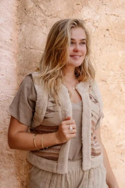 Fur Gilet Normad Natural