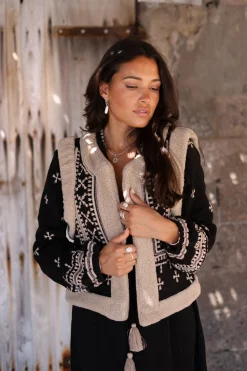 Fur Gilet Sonrisa Black