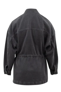 Gael Denim Jacket Stone Grey