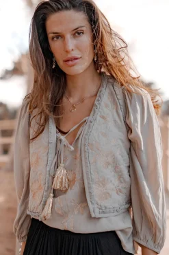 Gilet Luciana Light taupe