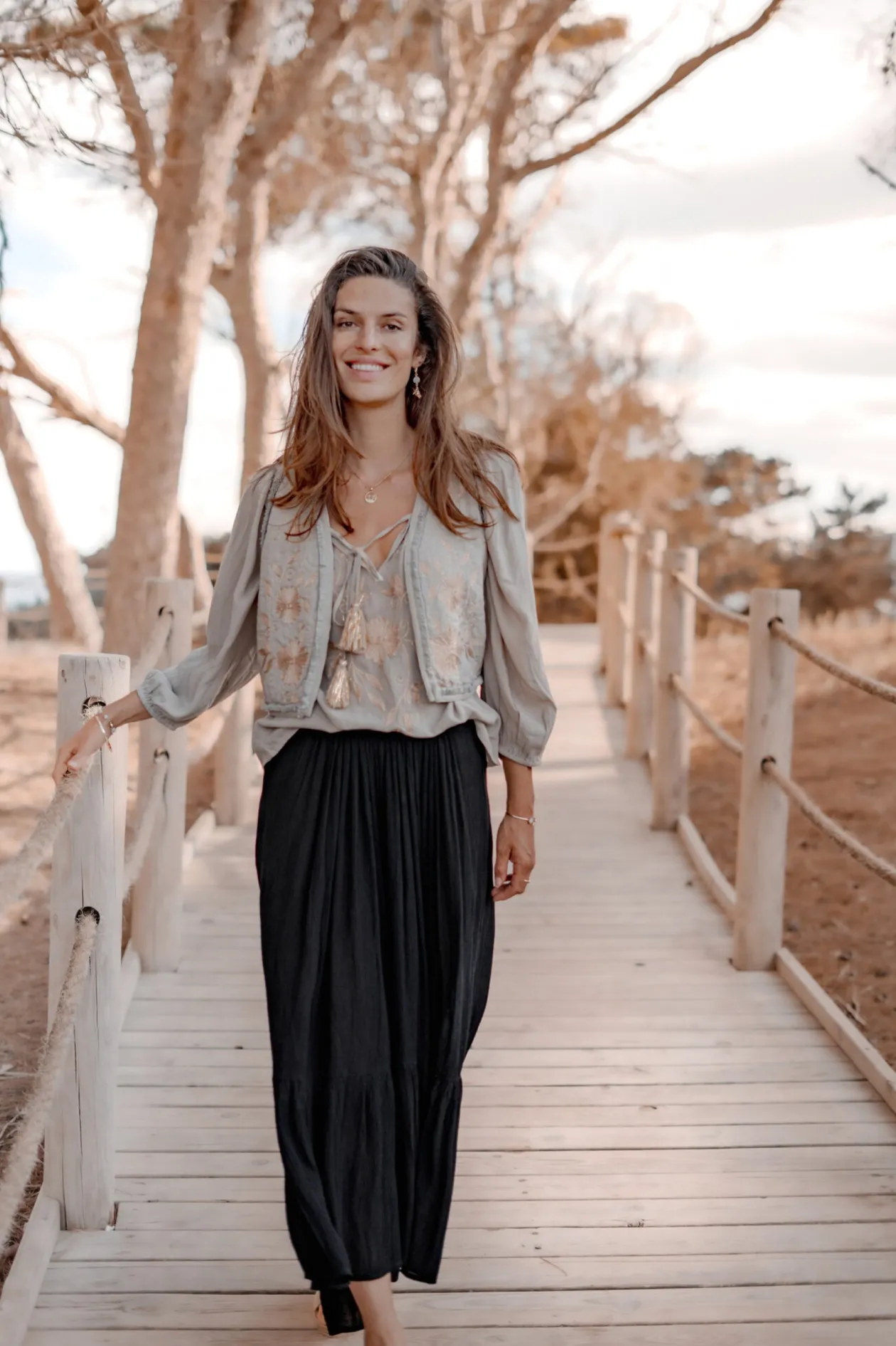 Gilet Luciana Light taupe