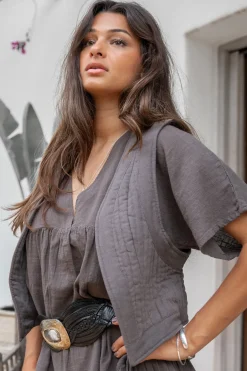 Gilet Neva Plain Anthracite