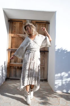 Gypsy Skirt Charlota Ivory print