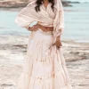 Gypsy Skirt Lucia Tie Dye Taupe