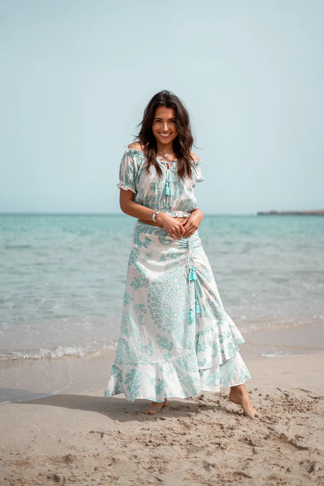 Gypsy Top Adella Aqua
