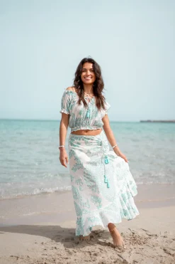 Gypsy Top Adella Aqua