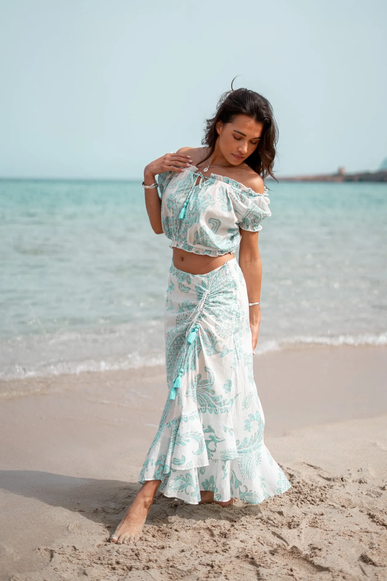 Gypsy Top Adella Aqua