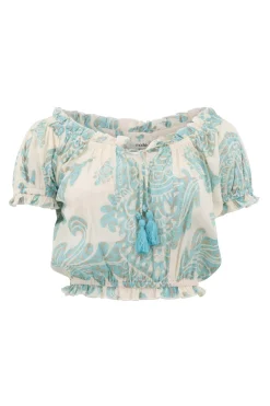 Gypsy Top Adella Aqua