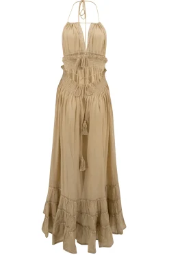 Halter Dress Mila Sand