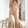 Halter Dress Mila Taupe