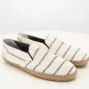 Heren Espadrilles Andres Stripe Zwart