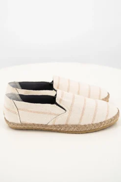 Heren Espadrilles Andres Stripe Beige