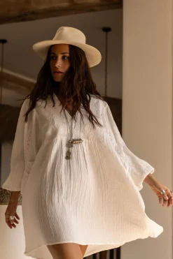 Isabel Tunic Dress Off White