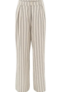 Ivy Striped Pants Stripe Beige/Black