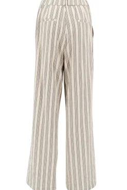 Ivy Striped Pants Stripe Beige/Black