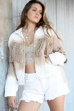 Jacket Matiz Ombre Ivory