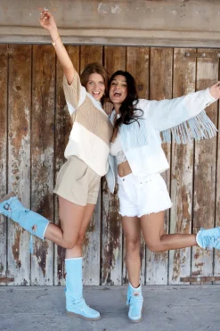 Jacket Matiz Ombre Pale Blue