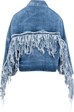 Jacket Savannah Fringe Blue